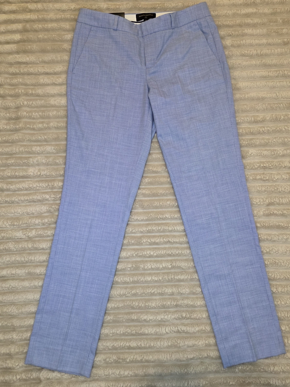 NWT Banana Republic Women's Ryan Slim Straight Leg Pants Light Blue 2